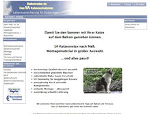 Tablet Screenshot of 1a-katzennetz.de